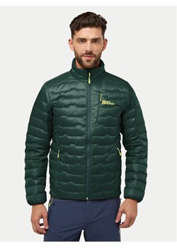 Jack Wolfskin Kurtka puchowa Passamani A61836 Zielony Regular Fit ze sklepu MODIVO w kategorii Kurtki męskie - zdjęcie 181203455