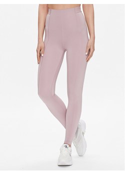 Calvin Klein Performance Legginsy 00GWS3L603 Różowy Slim Fit ze sklepu MODIVO w kategorii Spodnie damskie - zdjęcie 181203545