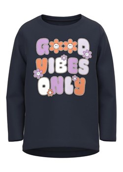 NAME IT Bluzka 13218914 Granatowy Regular Fit ze sklepu MODIVO w kategorii Kaftaniki i bluzki - zdjęcie 181203556