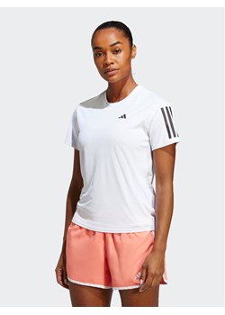 adidas Koszulka techniczna Own the Run IC5189 Biały Regular Fit ze sklepu MODIVO w kategorii Bluzki damskie - zdjęcie 181203557
