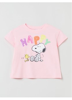 OVS T-Shirt 1759681 Różowy Regular Fit ze sklepu MODIVO w kategorii Bluzki dziewczęce - zdjęcie 181203795