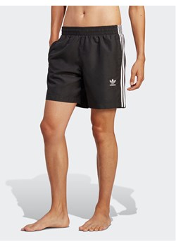 adidas Szorty kąpielowe Originals Adicolor 3-Stripes Swim Shorts HT4406 Czarny Regular Fit ze sklepu MODIVO w kategorii Kąpielówki - zdjęcie 181203839