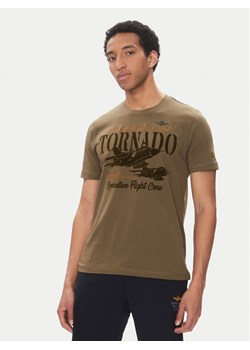 Aeronautica Militare T-Shirt 251TS2405J641 Khaki Regular Fit - id: 0000305410481 - marki Aeronautica Militare - 181203849 Aeronautica Militare T-Shirt 251TS2405J641 Khaki Regular Fit ze sklepu MODIVO w kategorii T-shirty męskie - zdjęcie 181203849