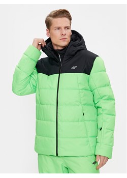 4F Kurtka narciarska 4FAW23TTJAM307 Zielony Regular Fit ze sklepu MODIVO w kategorii Kurtki męskie - zdjęcie 181203877