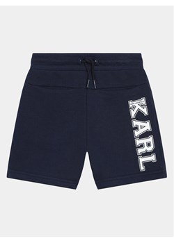 Karl Lagerfeld Kids Szorty sportowe Z30025 S Granatowy Regular Fit ze sklepu MODIVO w kategorii Spodenki chłopięce - zdjęcie 181203939