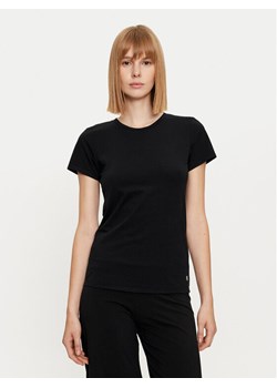Deha T-Shirt A00150 Czarny Regular Fit ze sklepu MODIVO w kategorii Bluzki damskie - zdjęcie 181203979
