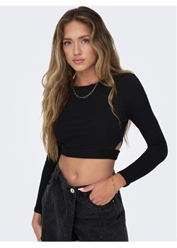 ONLY Bluzka 15293922 Czarny Slim Fit ze sklepu MODIVO w kategorii Bluzki damskie - zdjęcie 181203986