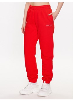 ROTATE Spodnie dresowe Mimi 7001571030 Czerwony Relaxed Fit ze sklepu MODIVO w kategorii Spodnie damskie - zdjęcie 181204018
