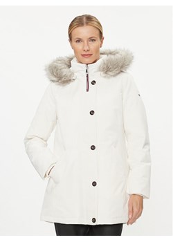Tommy Hilfiger Parka WW0WW39864 Écru Regular Fit ze sklepu MODIVO w kategorii Kurtki damskie - zdjęcie 181204359