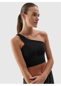 4F Top 4FAW23TSLEF030 Szary Slim Fit ze sklepu MODIVO w kategorii Bluzki damskie - zdjęcie 181204565