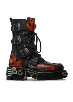 NEW ROCK Glany M-107-S1 Czarny ze sklepu MODIVO w kategorii Workery damskie - zdjęcie 181204568