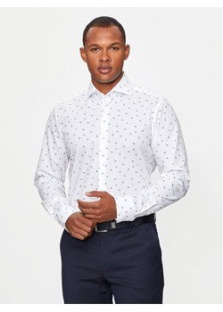 JOOP! Koszula 144Pai 30041405 Biały Slim Fit ze sklepu MODIVO w kategorii Koszule męskie - zdjęcie 181204599