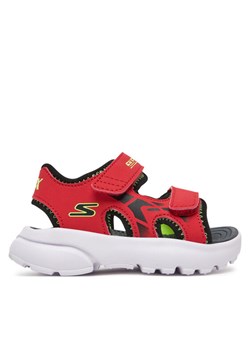 Skechers Sandały Razor Splash 406513N/RDBK Czerwony - id: 0000304906367 - marki Skechers - 181204636 Skechers Sandały Razor Splash 406513N/RDBK Czerwony ze sklepu MODIVO w kategorii Sandały dziecięce - zdjęcie 181204636