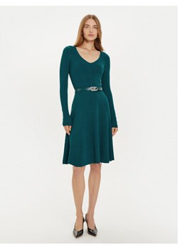 Marciano Guess Sukienka dzianinowa Luna 4BGK00 5613Z Zielony Regular Fit ze sklepu MODIVO w kategorii Sukienki - zdjęcie 181204675