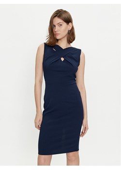 Rinascimento Sukienka koktajlowa CFC0118081003 Granatowy Slim Fit ze sklepu MODIVO w kategorii Sukienki - zdjęcie 181204789