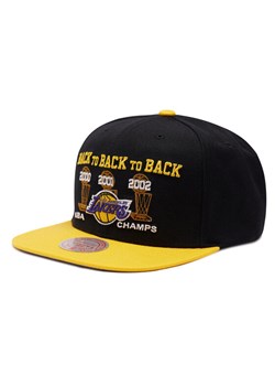 Mitchell & Ness Czapka z daszkiem NBA Lakers Champs HHSS4196 Czarny ze sklepu MODIVO w kategorii Czapki z daszkiem męskie - zdjęcie 181205178