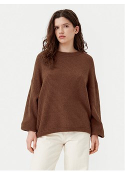 American Vintage Sweter Raxow RAX18BH24 Brązowy Loose Fit - id: 0000304610813 - marki American Vintage - 181205325 American Vintage Sweter Raxow RAX18BH24 Brązowy Loose Fit ze sklepu MODIVO w kategorii Swetry damskie - zdjęcie 181205325