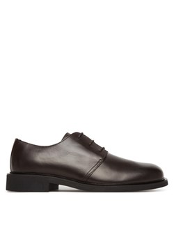 Calvin Klein Półbuty HM0HM01824 Brązowy ze sklepu MODIVO w kategorii Buty eleganckie męskie - zdjęcie 181205355