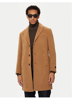 Liu Jo Płaszcz wełniany QXX009 T2583 Brązowy Regular Fit ze sklepu MODIVO w kategorii Płaszcze męskie - zdjęcie 181205427