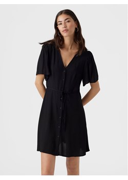 Vero Moda Sukienka letnia Alba 10292845 Czarny Regular Fit ze sklepu MODIVO w kategorii Sukienki - zdjęcie 181205588