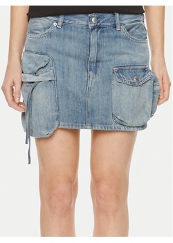 Replay Spódnica jeansowa W9934 .000.794 Niebieski Regular Fit ze sklepu MODIVO w kategorii Spódnice - zdjęcie 181205619