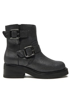 Clarks Botki Rebelle Buckle 26178889 Srebrny ze sklepu MODIVO w kategorii Botki - zdjęcie 181205668