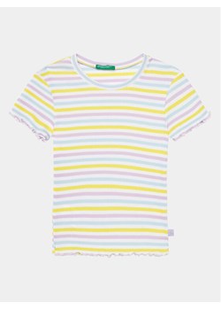 United Colors Of Benetton T-Shirt 3W5BC10H7 Kolorowy Regular Fit - id: 0000303816902 - marki United Colors Of Benetton - 181205717 United Colors Of Benetton T-Shirt 3W5BC10H7 Kolorowy Regular Fit ze sklepu MODIVO w kategorii Bluzki dziewczęce - zdjęcie 181205717