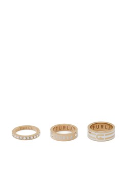 Furla Zestaw 3 pierścionków Arch Stripe WJ00175-N79000-01B00-1-007-20-CN-X Złoty ze sklepu MODIVO w kategorii Pierścionki - zdjęcie 181205747