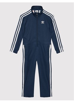 adidas Kombinezon HK0285 Granatowy Regular Fit ze sklepu MODIVO w kategorii Kombinezony dziewczęce - zdjęcie 181205786