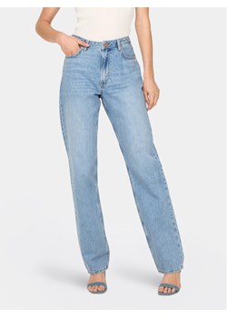 ONLY Jeansy Jaci 15296921 Niebieski Straight Fit ze sklepu MODIVO w kategorii Jeansy damskie - zdjęcie 181205919