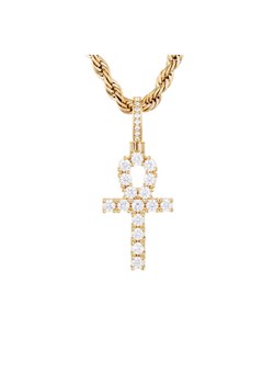 ICED STUFF Zawieszka Micro Ankh Złoty ze sklepu MODIVO w kategorii Zawieszki - zdjęcie 181205995
