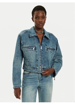 Gestuz Kurtka jeansowa Katha 10909478 Niebieski Straight Fit - id: 0000304135026 - marki Gestuz - 181206107 Gestuz Kurtka jeansowa Katha 10909478 Niebieski Straight Fit ze sklepu MODIVO w kategorii Kurtki damskie - zdjęcie 181206107
