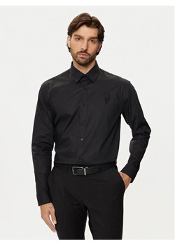 KARL LAGERFELD Koszula 605951 544600 Czarny Regular Fit ze sklepu MODIVO w kategorii Koszule męskie - zdjęcie 181206108
