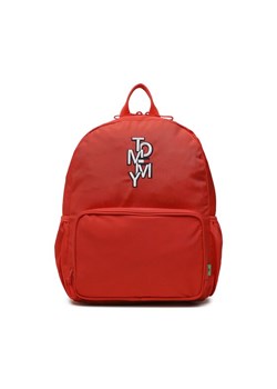 Tommy Hilfiger Plecak Tommy Logo Backpack AU0AU01551 Czerwony ze sklepu MODIVO w kategorii Plecaki dla dzieci - zdjęcie 181206109
