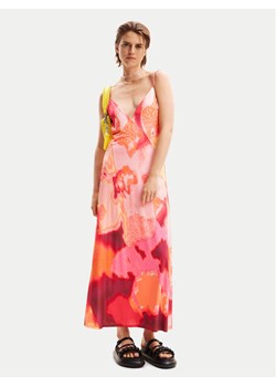 Desigual Sukienka letnia Nerea 24SWVK19 Różowy Regular Fit ze sklepu MODIVO w kategorii Sukienki - zdjęcie 181206186