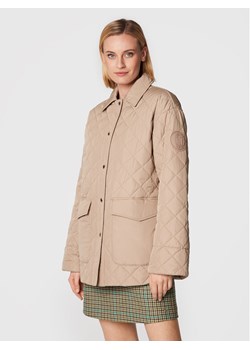 Tommy Hilfiger Kurtka przejściowa Quilted WW0WW35552 Beżowy Relaxed Fit ze sklepu MODIVO w kategorii Kurtki damskie - zdjęcie 181206247