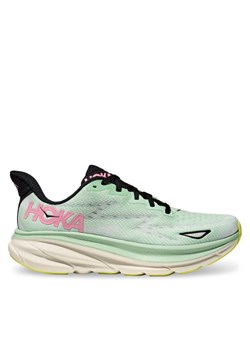 Hoka Buty do biegania Clifton 9 1127896 Zielony ze sklepu MODIVO w kategorii Buty sportowe damskie - zdjęcie 181206275