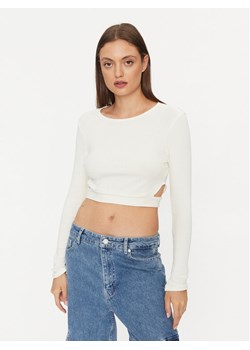 ONLY Bluzka 15293922 Biały Slim Fit ze sklepu MODIVO w kategorii Bluzki damskie - zdjęcie 181206407