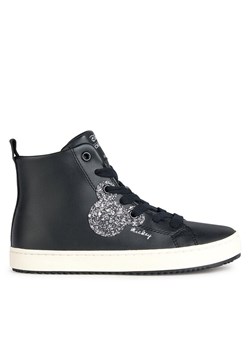 Geox Sneakersy J Kalispera Girl J364GD 000BC C9999 M Czarny ze sklepu MODIVO w kategorii Trampki dziecięce - zdjęcie 181206456