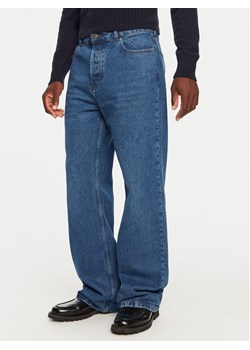 AMI PARIS Jeansy HTR450.DE0031 Granatowy Large Fit ze sklepu MODIVO w kategorii Jeansy męskie - zdjęcie 181206597