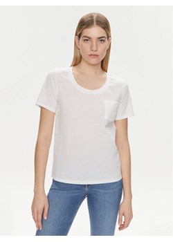 United Colors Of Benetton T-Shirt 3J5CD106R Biały Regular Fit ze sklepu MODIVO w kategorii Bluzki damskie - zdjęcie 181206629