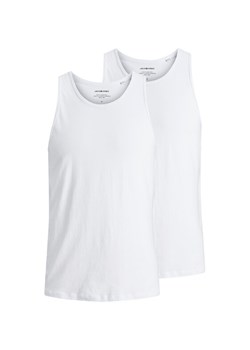 Jack&Jones Komplet 2 tank topów Basic 12133910 Biały Regular Fit ze sklepu MODIVO w kategorii Podkoszulki męskie - zdjęcie 181206708