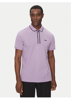 BOSS Polo Philix Tape 50537489 Różowy Regular Fit ze sklepu MODIVO w kategorii T-shirty męskie - zdjęcie 181206817
