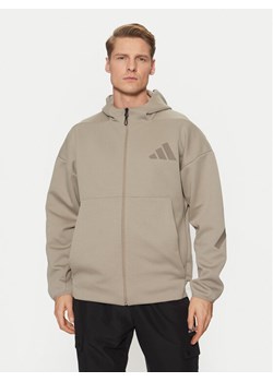 adidas Bluza Z.N.E. JC5495 Beżowy Regular Fit ze sklepu MODIVO w kategorii Bluzy męskie - zdjęcie 181206819