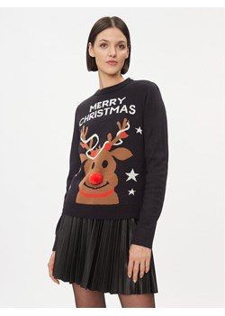 ONLY Sweter 15302956 Granatowy Regular Fit ze sklepu MODIVO w kategorii Swetry damskie - zdjęcie 181206958