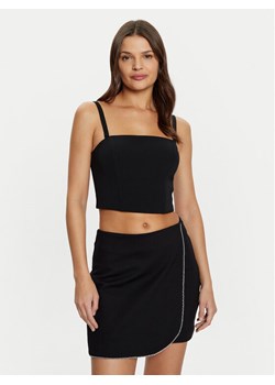 Guess Top W5RH26 WGLO2 Czarny Regular Fit ze sklepu MODIVO w kategorii Bluzki damskie - zdjęcie 181207065