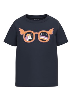 NAME IT T-Shirt 13213339 Granatowy Regular Fit ze sklepu MODIVO w kategorii Bluzki dziewczęce - zdjęcie 181207146