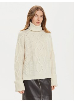 MAX&Co. Golf 2426366114200 Écru Regular Fit ze sklepu MODIVO w kategorii Swetry damskie - zdjęcie 181207216