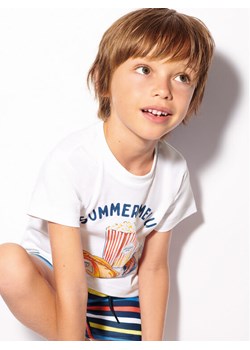 Mayoral T-Shirt 3012 Biały Regular Fit ze sklepu MODIVO w kategorii T-shirty chłopięce - zdjęcie 181207219