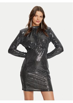 Vero Moda Sukienka koktajlowa Evaline 10317040 Srebrny Slim Fit ze sklepu MODIVO w kategorii Sukienki - zdjęcie 181207277